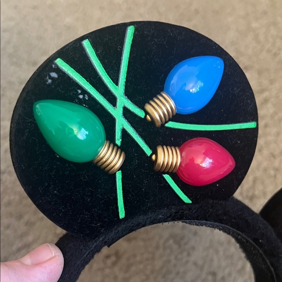 Festive Mouse Ear Headband with Lights - Picture 5 of 9